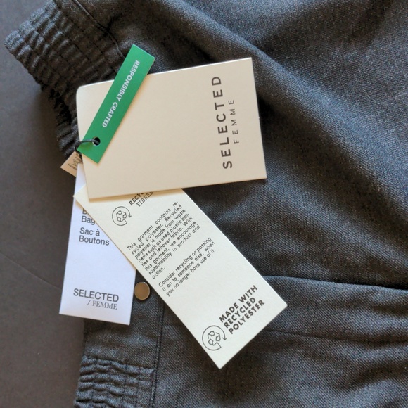 Selected Femme Relaxed Fit Jogger Style Pants - Picture 5 of 13